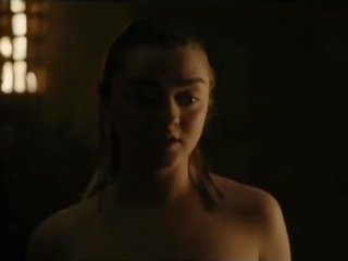 Maisie Williams Game of Thrones sex film Scene S08E02 Arya Stark and Gendry