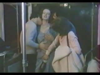 Foursome in metro - Brigitte Lahaie - 1977
